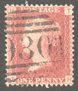 Great Britain Scott 33 Used Plate 71 - TH - Click Image to Close